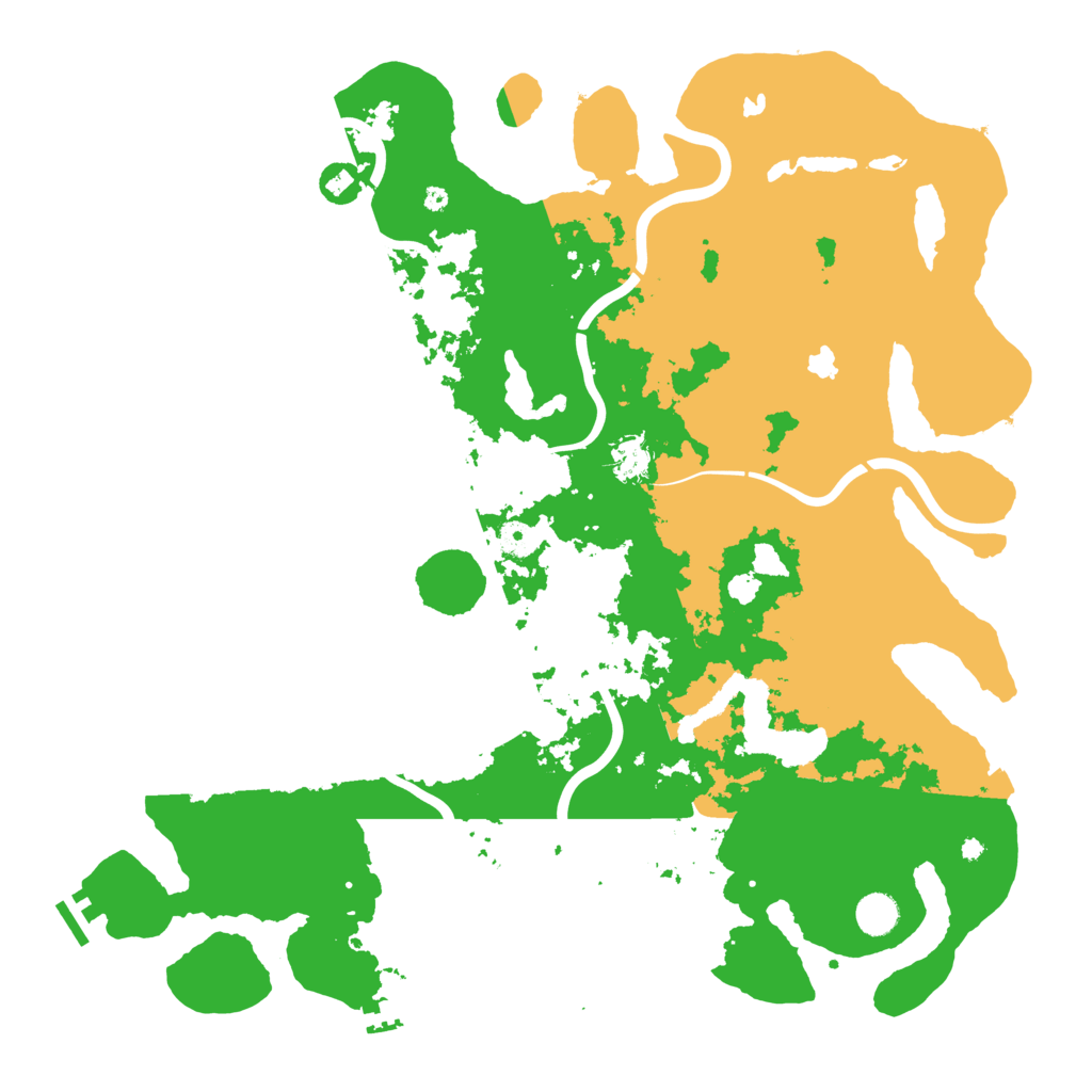 Biome Rust Map: Procedural Map, Size: 4500, Seed: 247