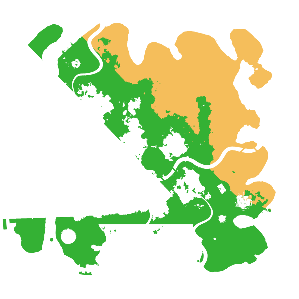 Biome Rust Map: Procedural Map, Size: 3500, Seed: 1761470978