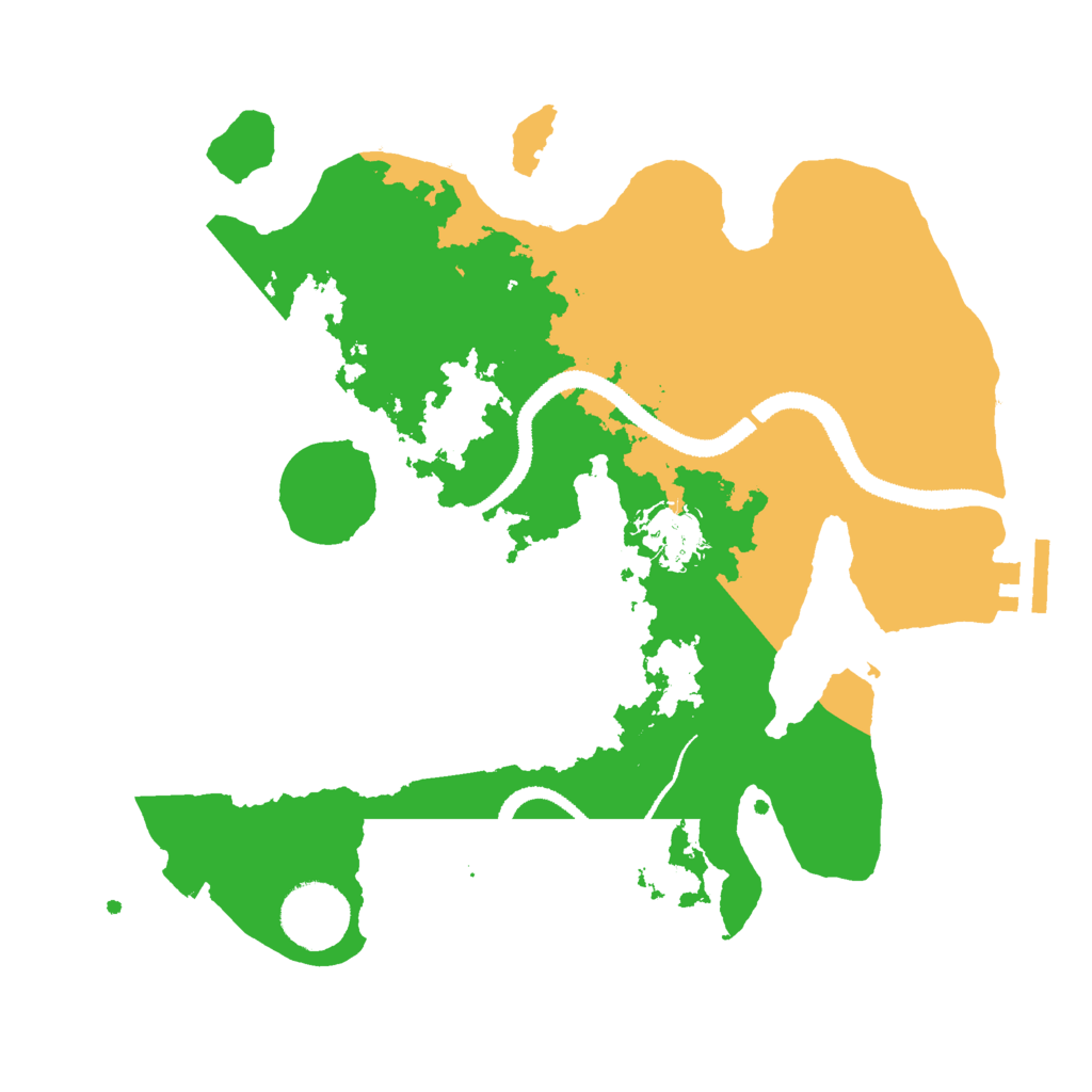 Biome Rust Map: Procedural Map, Size: 3000, Seed: 1034092730