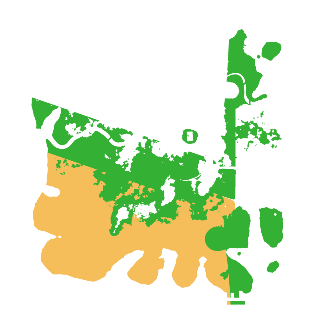 Biome Rust Map: Procedural Map, Size: 3500, Seed: 5687872