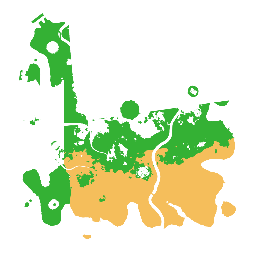 Biome Rust Map: Procedural Map, Size: 3750, Seed: 1392622480