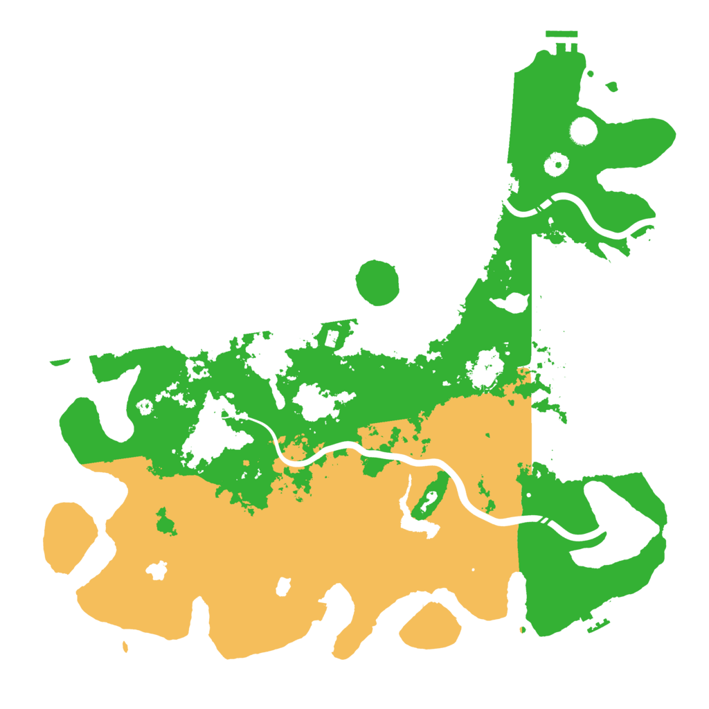 Biome Rust Map: Procedural Map, Size: 4500, Seed: 1323670006