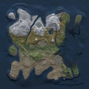 Thumbnail Rust Map: Procedural Map, Size: 2800, Seed: 133526191, 11 Monuments