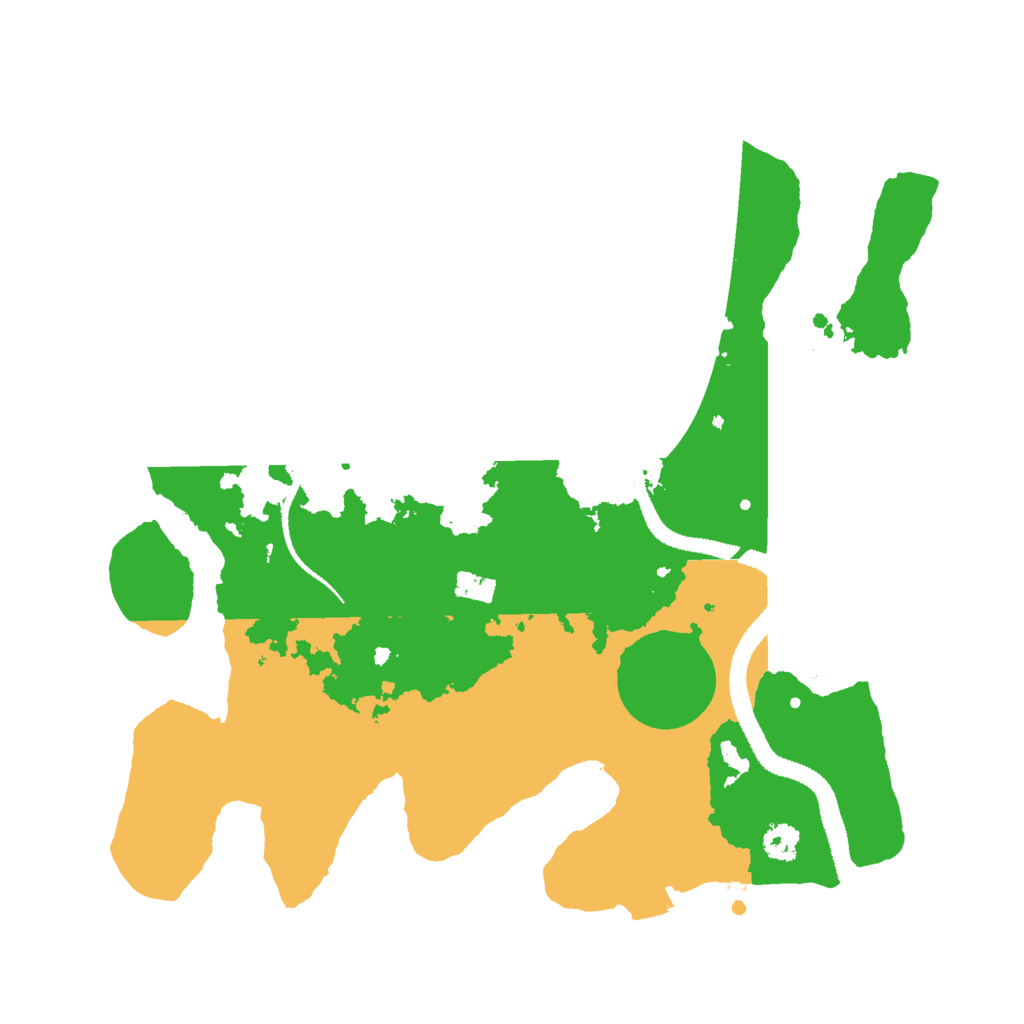 Biome Rust Map: Procedural Map, Size: 2800, Seed: 133526191