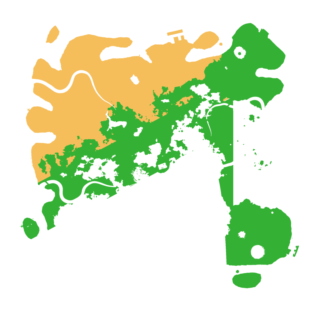 Biome Rust Map: Procedural Map, Size: 4000, Seed: 958442