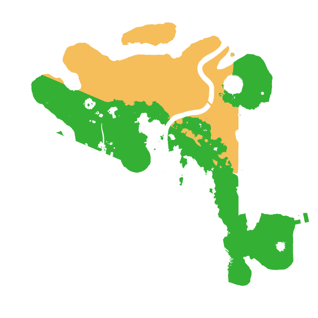 Biome Rust Map: Procedural Map, Size: 3000, Seed: 13771