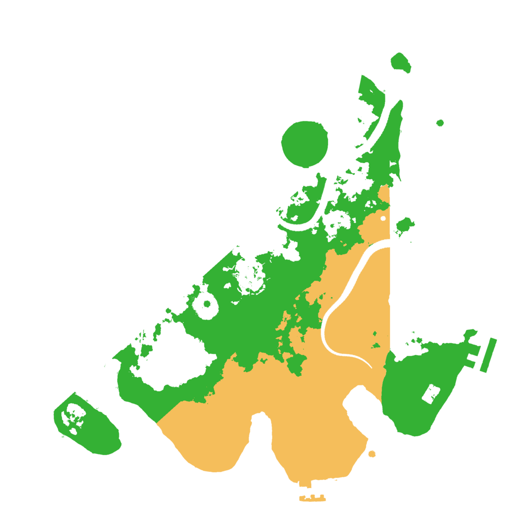 Biome Rust Map: Procedural Map, Size: 3000, Seed: 498948