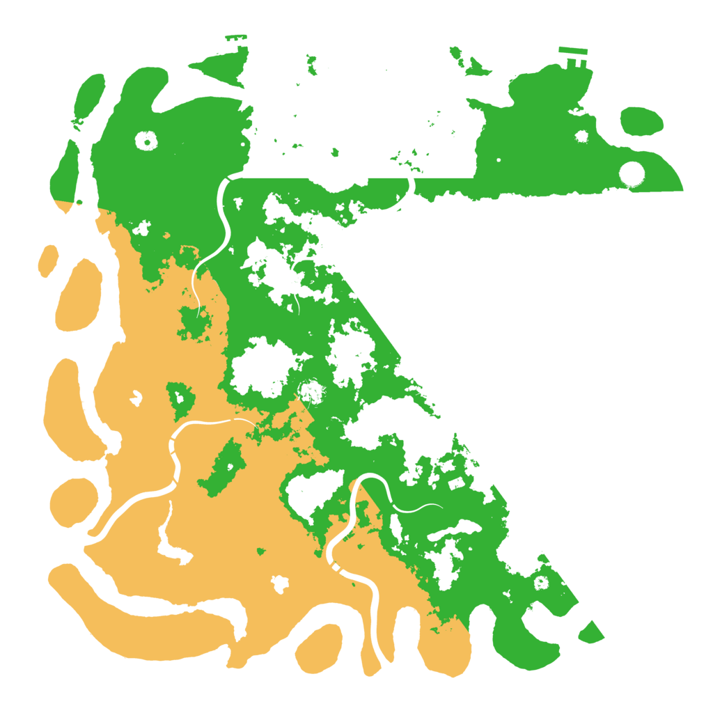Biome Rust Map: Procedural Map, Size: 5000, Seed: 14934479