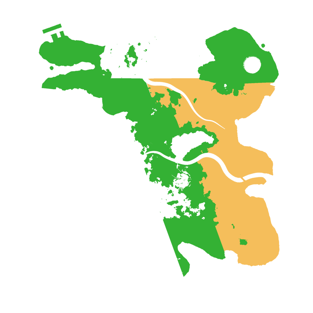 Biome Rust Map: Procedural Map, Size: 3250, Seed: 1815946828