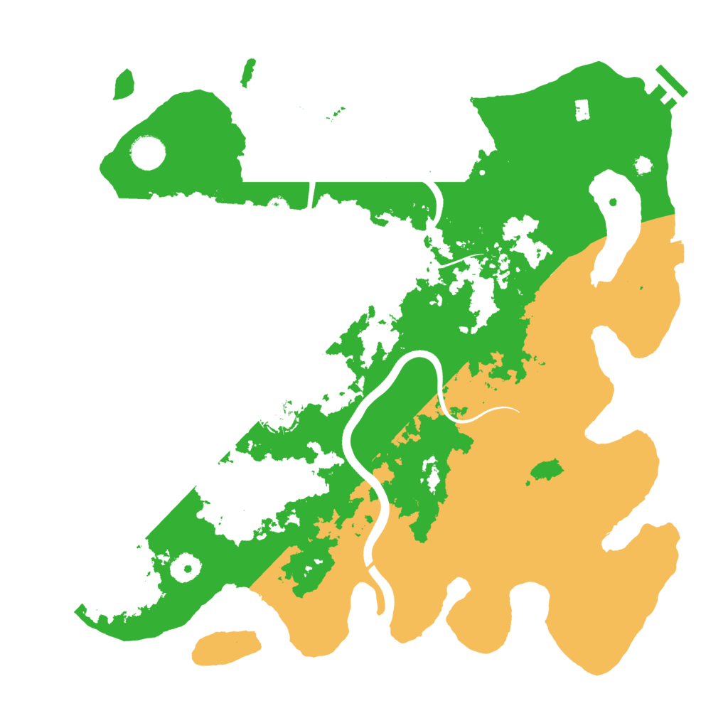 Biome Rust Map: Procedural Map, Size: 3750, Seed: 14047