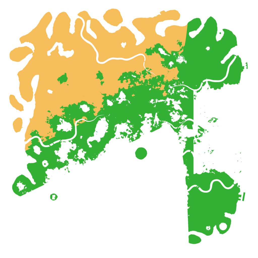 Biome Rust Map: Procedural Map, Size: 6000, Seed: 1553623281