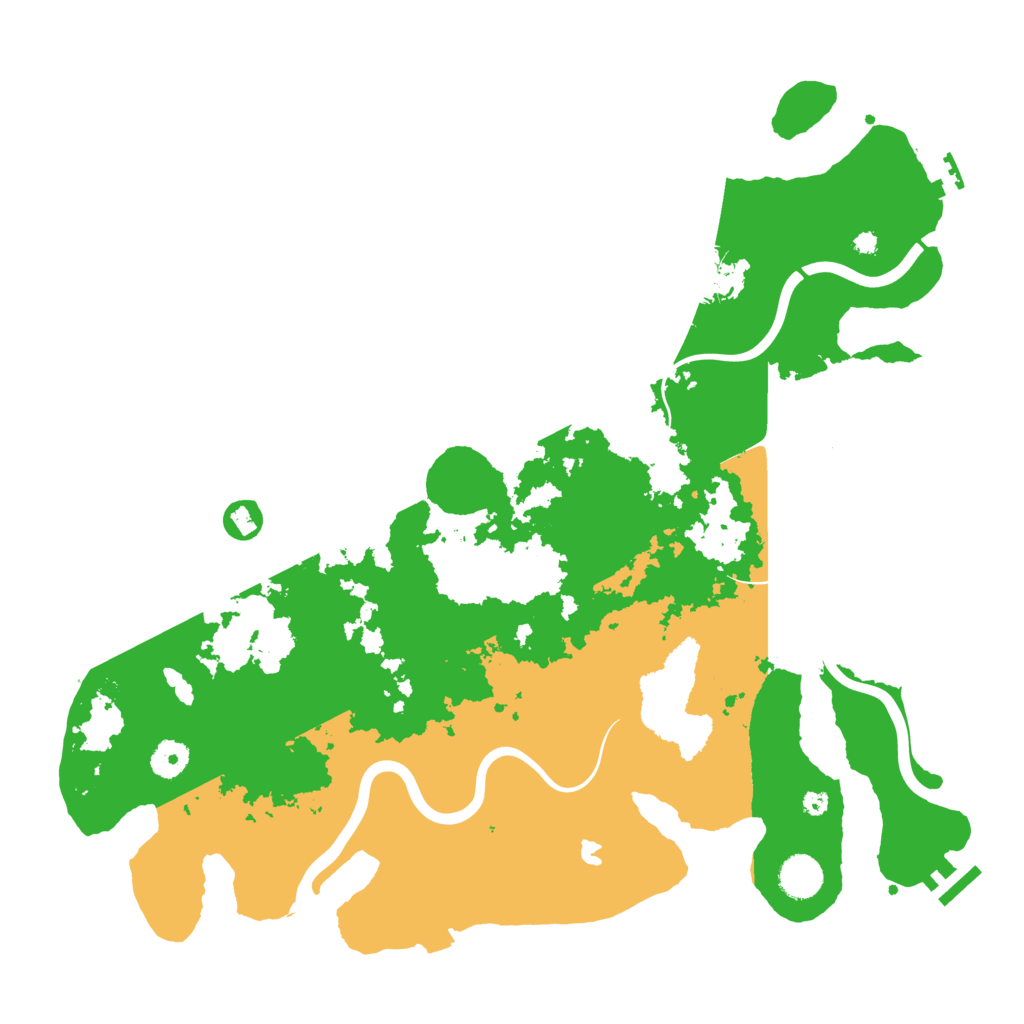 Biome Rust Map: Procedural Map, Size: 4096, Seed: 400602006