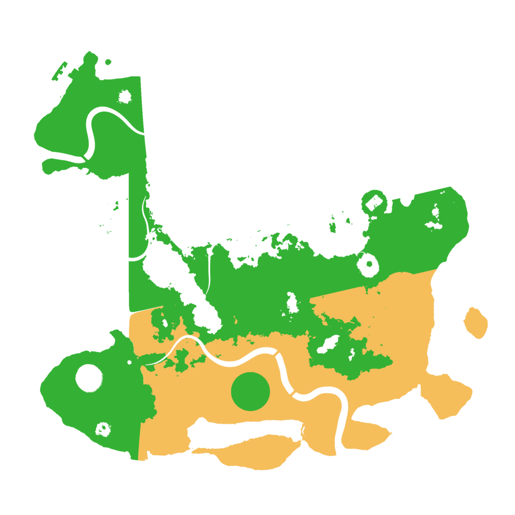 Biome Rust Map: Procedural Map, Size: 3500, Seed: 822215108