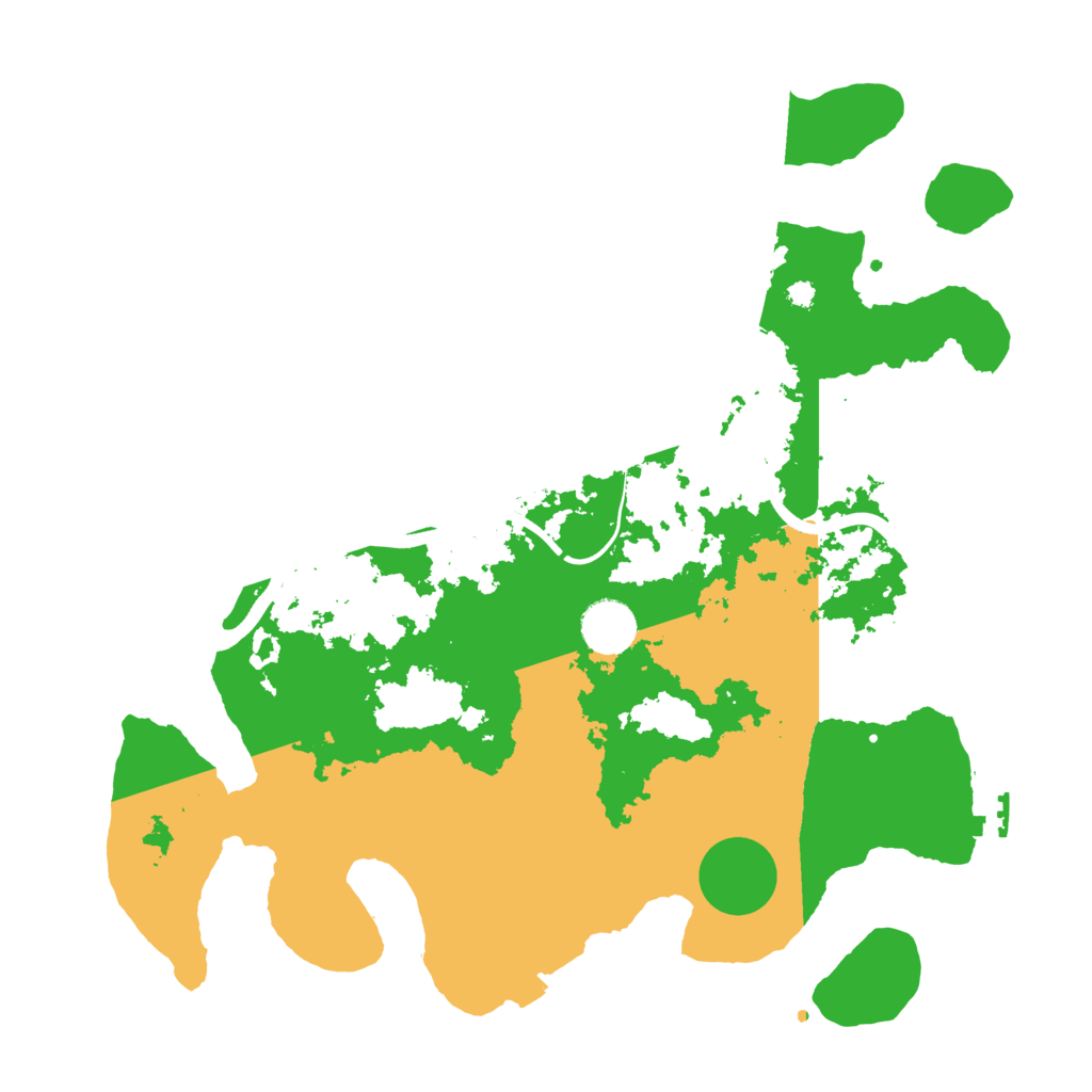 Biome Rust Map: Procedural Map, Size: 3700, Seed: 449036