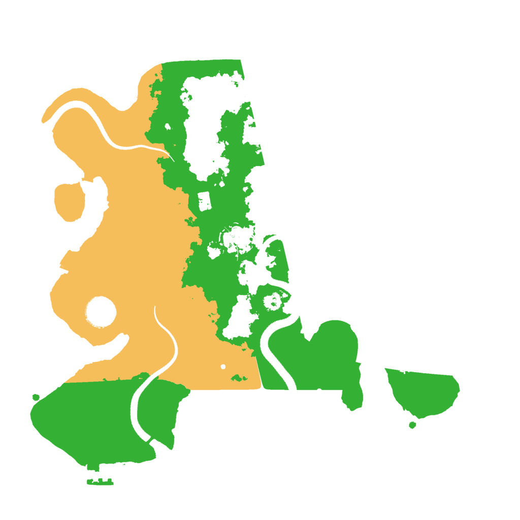 Biome Rust Map: Procedural Map, Size: 3000, Seed: 663995600