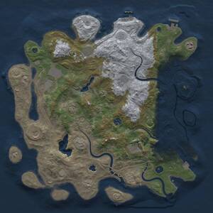 Thumbnail Rust Map: Procedural Map, Size: 4250, Seed: 972586567, 15 Monuments