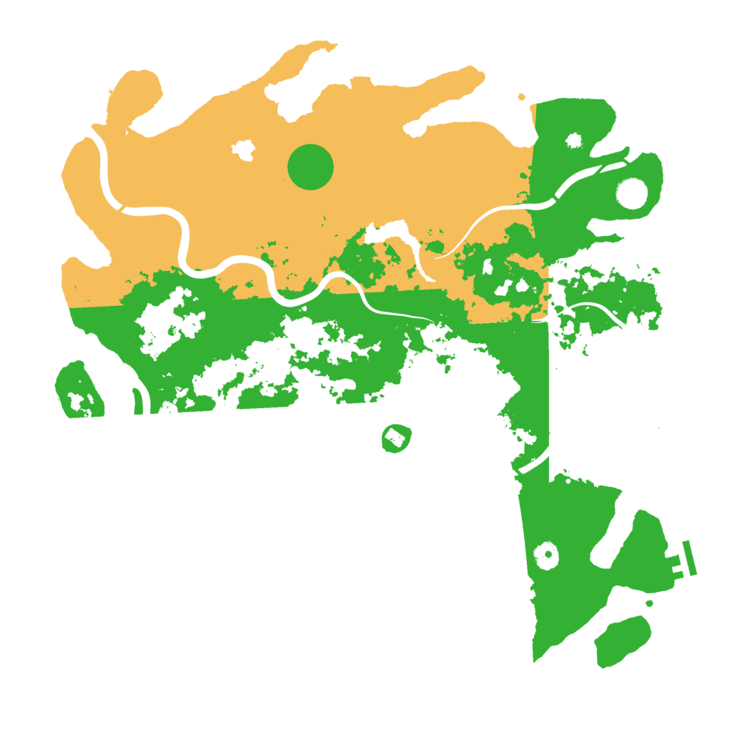 Biome Rust Map: Procedural Map, Size: 4200, Seed: 12565687