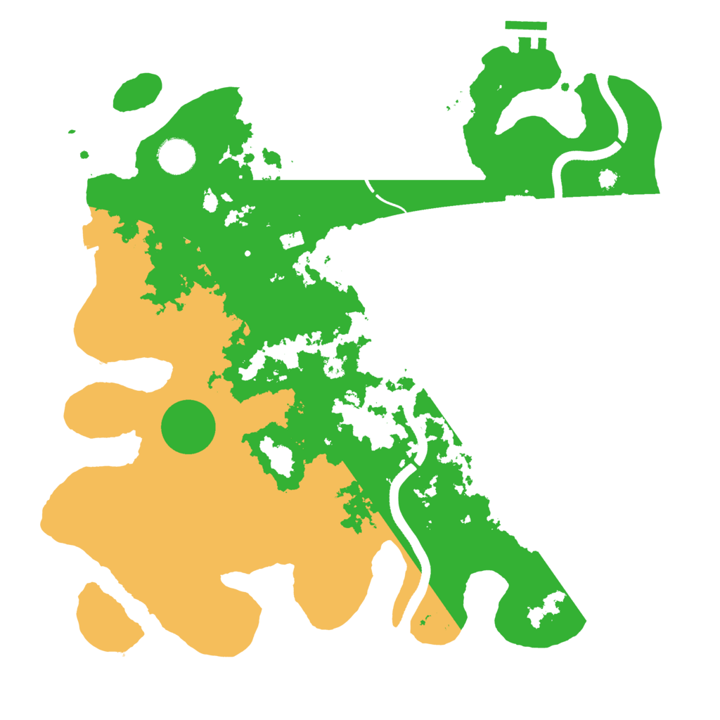 Biome Rust Map: Procedural Map, Size: 3500, Seed: 1833427653