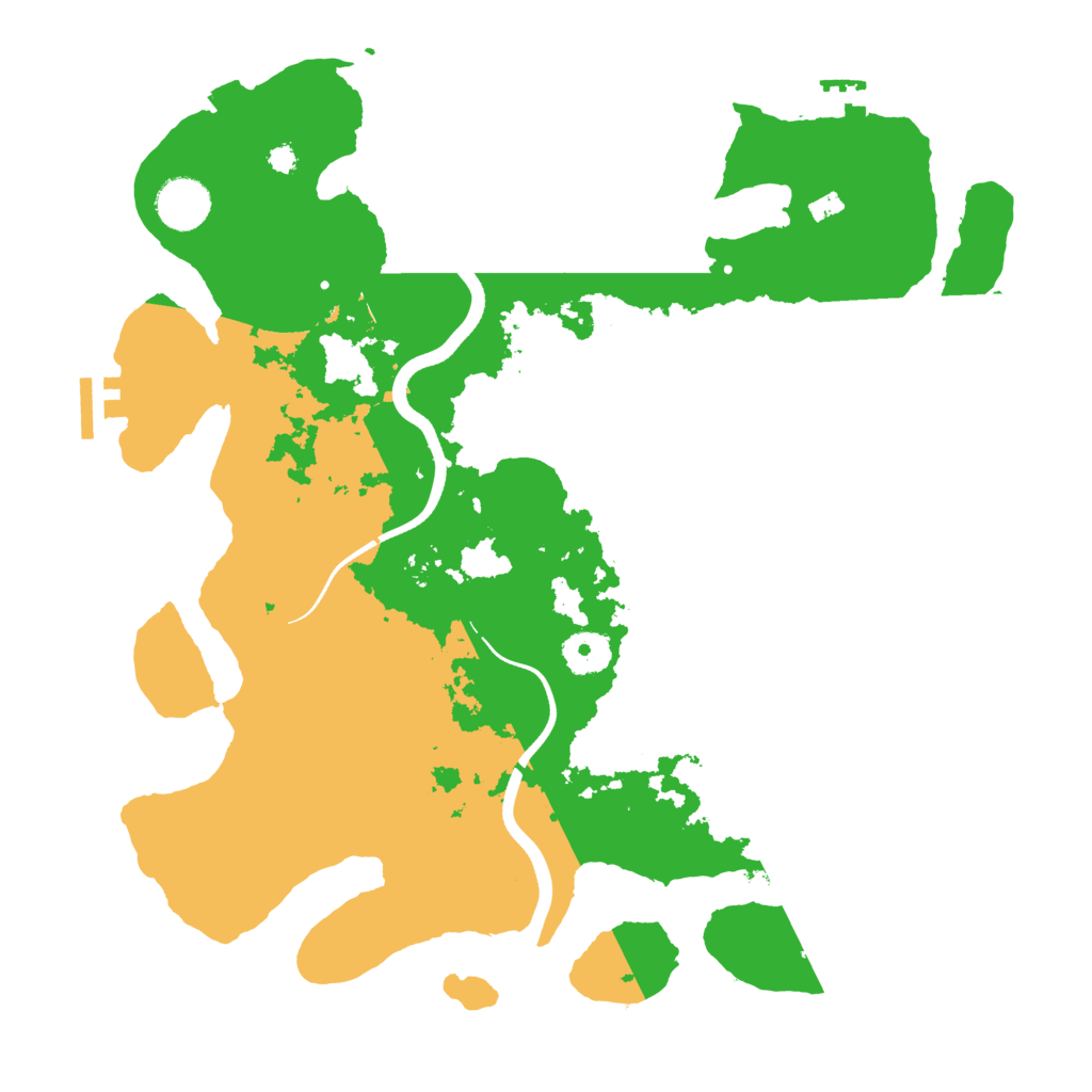 Biome Rust Map: Procedural Map, Size: 3600, Seed: 753