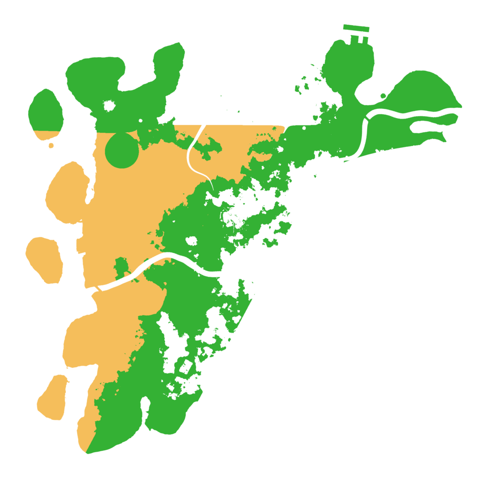 Biome Rust Map: Procedural Map, Size: 3900, Seed: 1080288