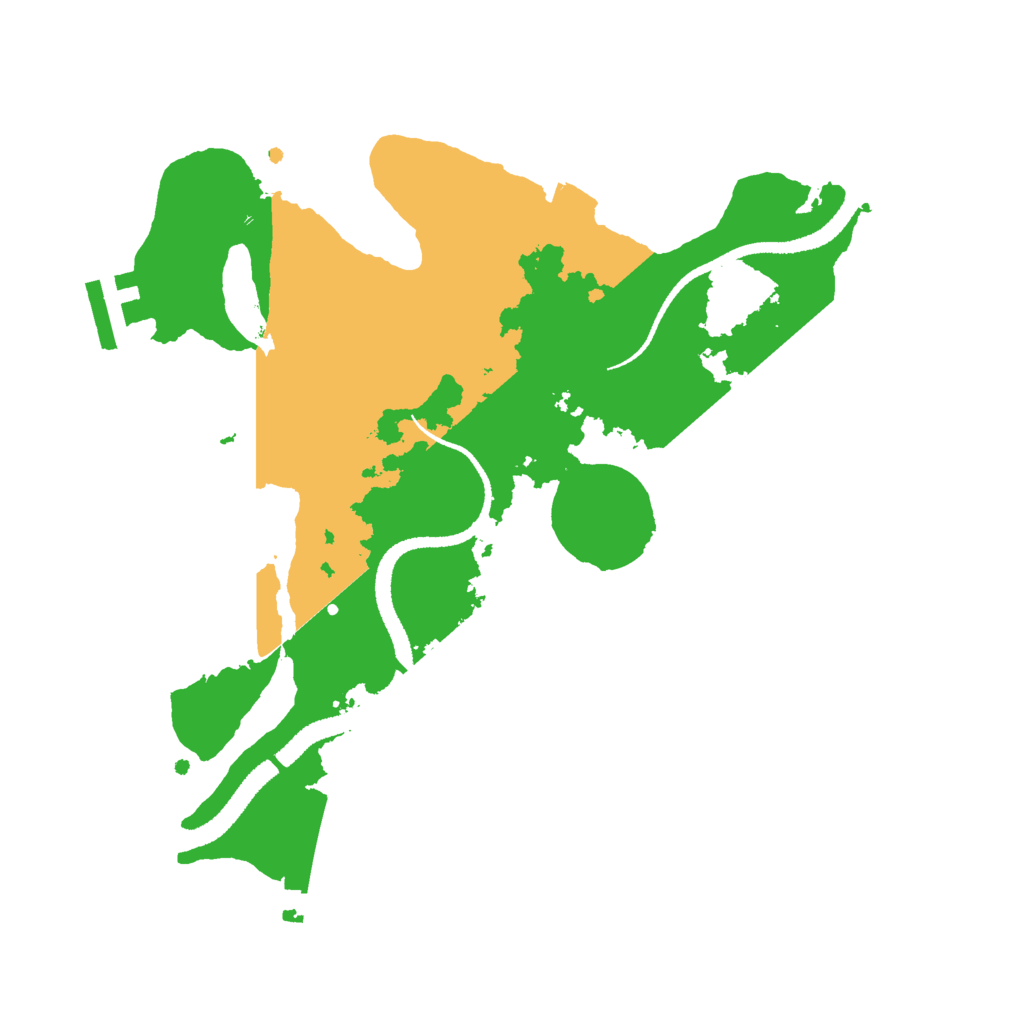 Biome Rust Map: Procedural Map, Size: 2700, Seed: 1760702528