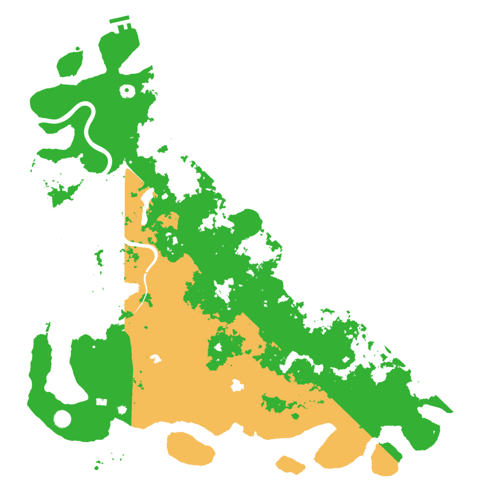 Biome Rust Map: Procedural Map, Size: 5000, Seed: 4252