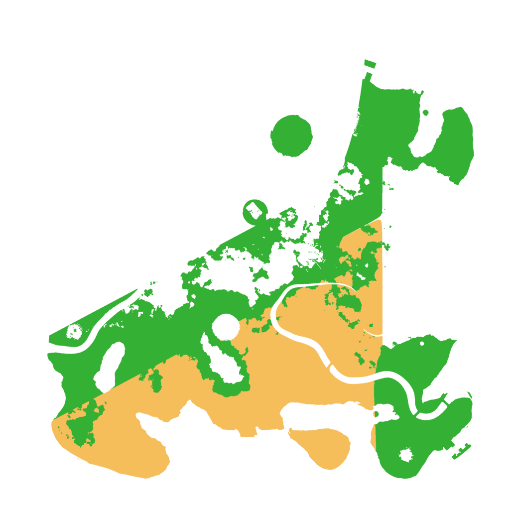 Biome Rust Map: Procedural Map, Size: 3500, Seed: 1534669074