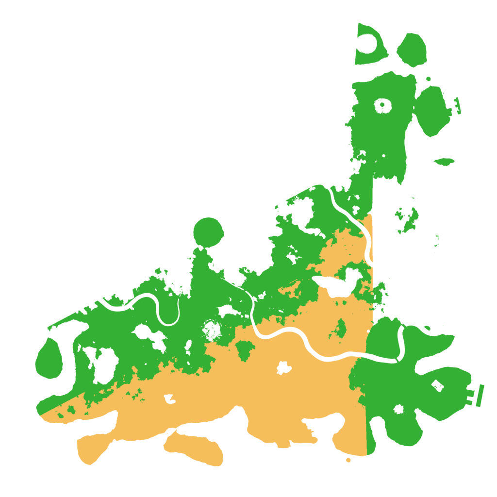 Biome Rust Map: Procedural Map, Size: 4500, Seed: 632303220