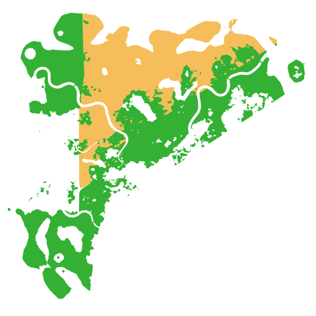 Biome Rust Map: Procedural Map, Size: 5000, Seed: 89010