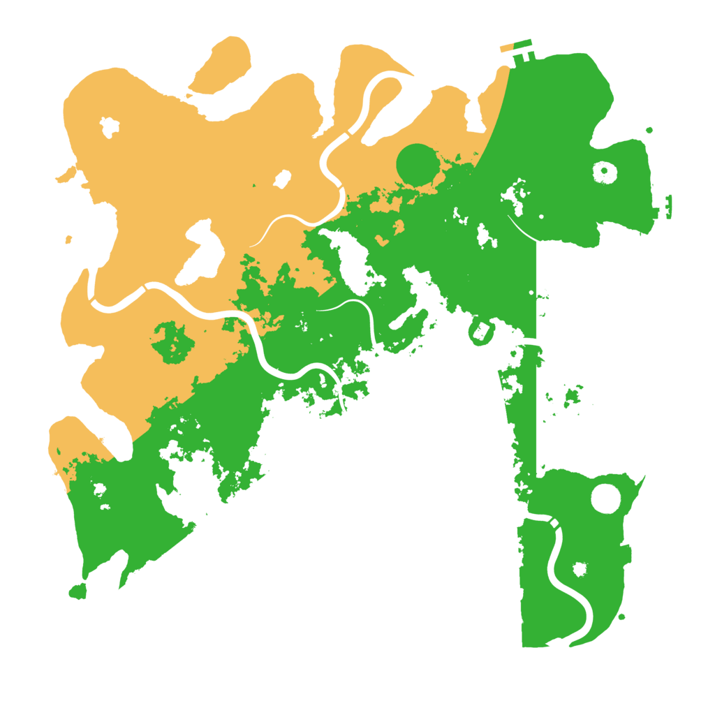 Biome Rust Map: Procedural Map, Size: 4500, Seed: 20490857