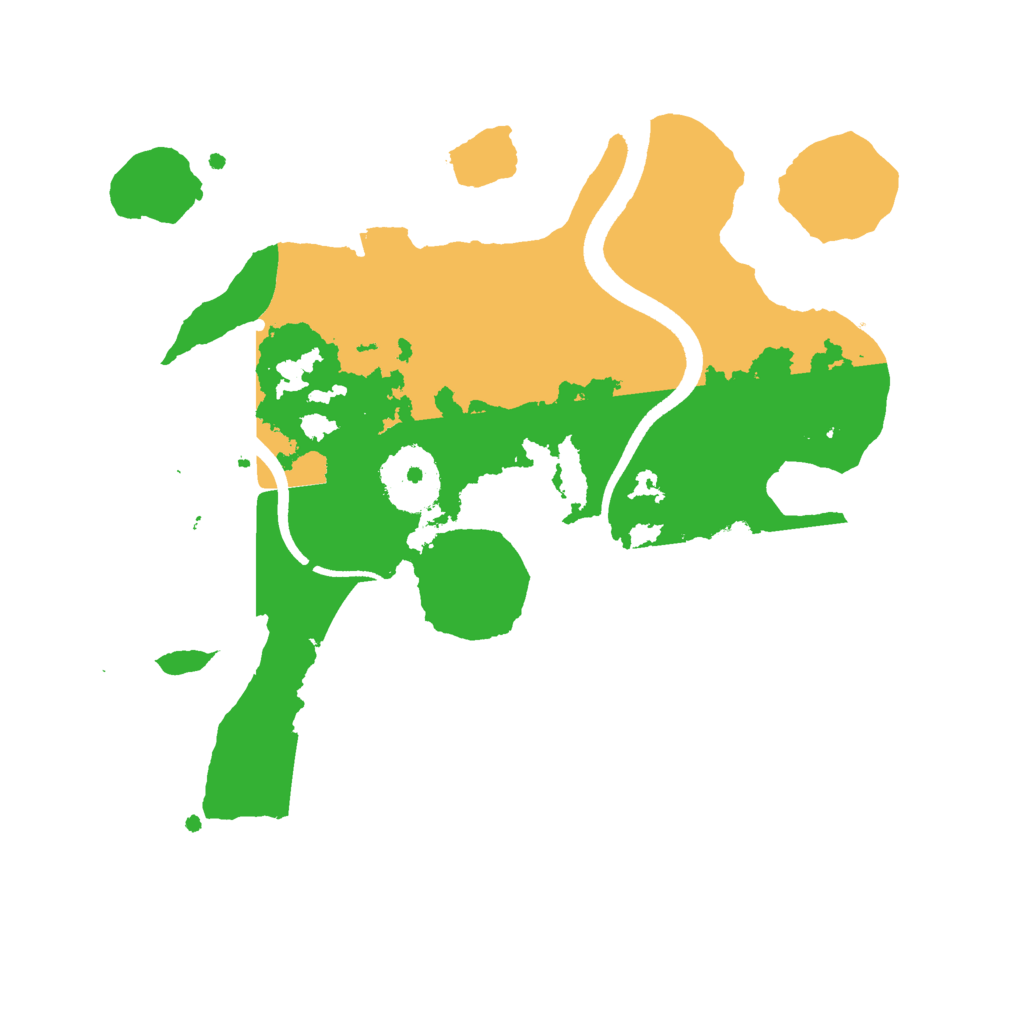 Biome Rust Map: Procedural Map, Size: 2500, Seed: 1931915837