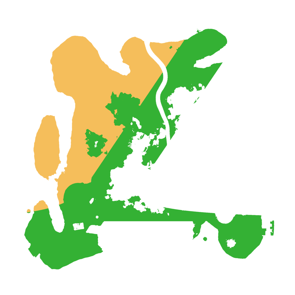 Biome Rust Map: Procedural Map, Size: 3000, Seed: 2025101715