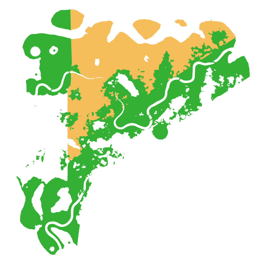 Biome Rust Map: Procedural Map, Size: 4800, Seed: 89010