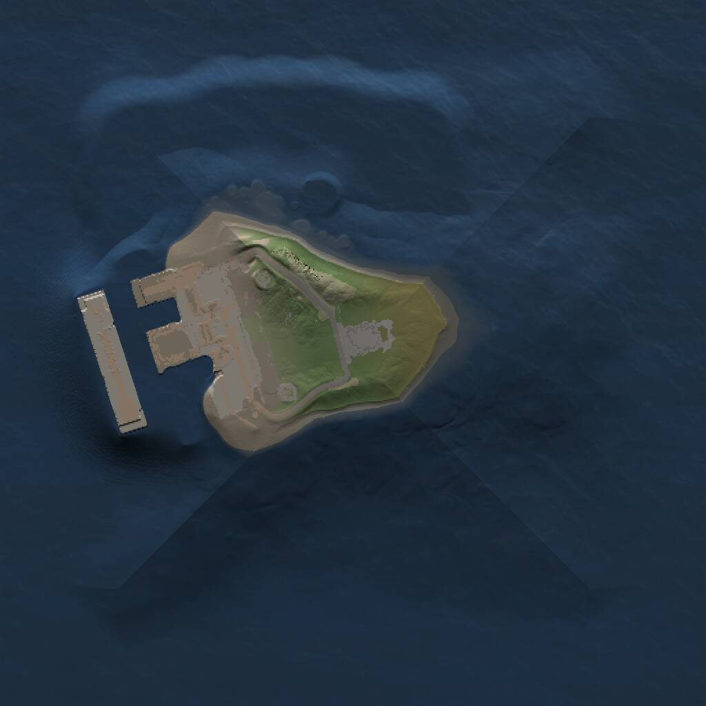 Rust Map: Procedural Map, Size: 1000, Seed: 166020904, 2 Monuments