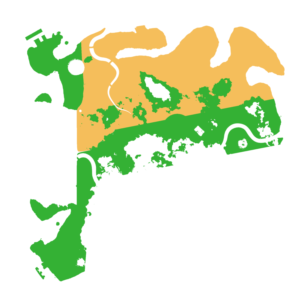 Biome Rust Map: Procedural Map, Size: 3400, Seed: 32124723