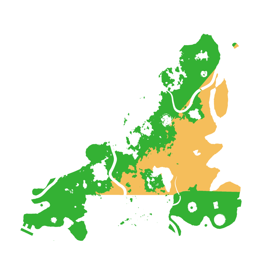 Biome Rust Map: Procedural Map, Size: 4000, Seed: 549412344