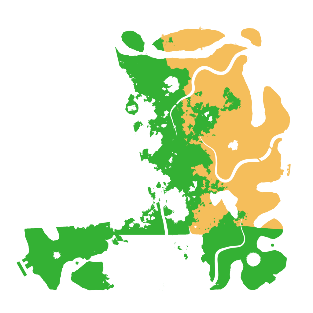 Biome Rust Map: Procedural Map, Size: 4000, Seed: 1032728877