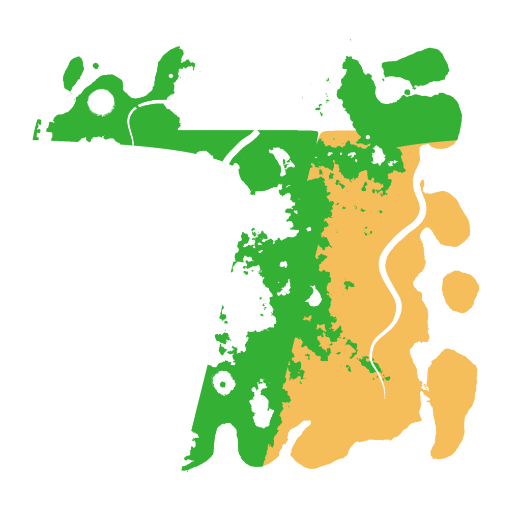 Biome Rust Map: Procedural Map, Size: 3500, Seed: 794970247