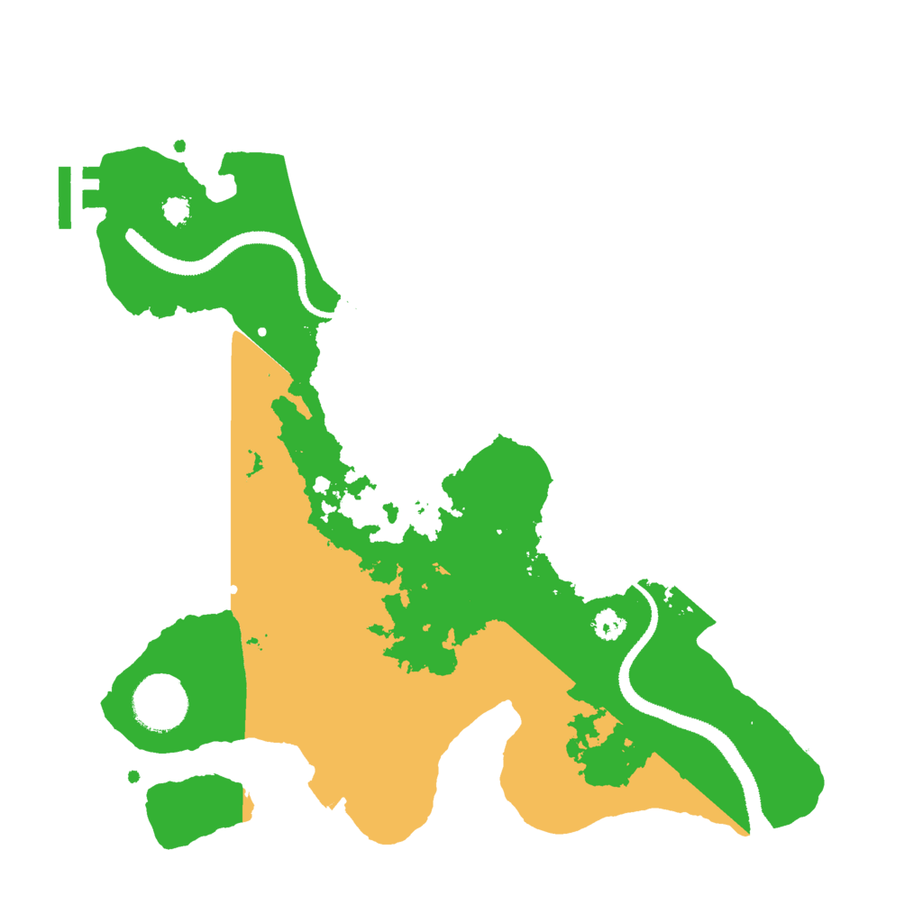 Biome Rust Map: Procedural Map, Size: 3000, Seed: 26881