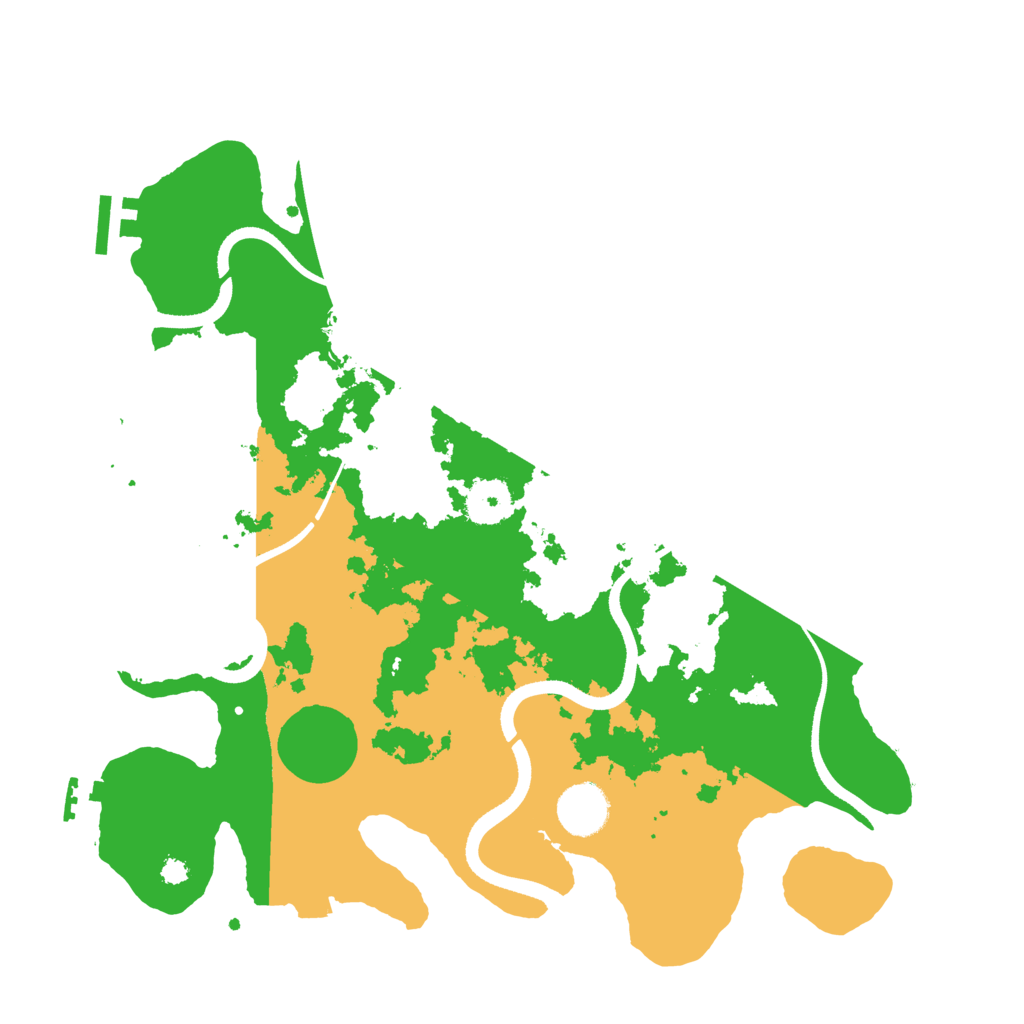 Biome Rust Map: Procedural Map, Size: 3500, Seed: 106084569