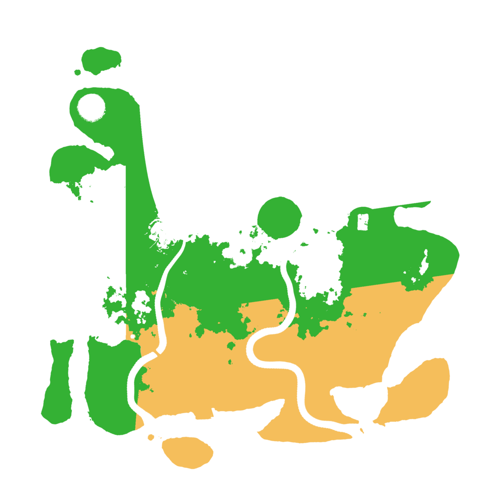 Biome Rust Map: Procedural Map, Size: 3250, Seed: 75051