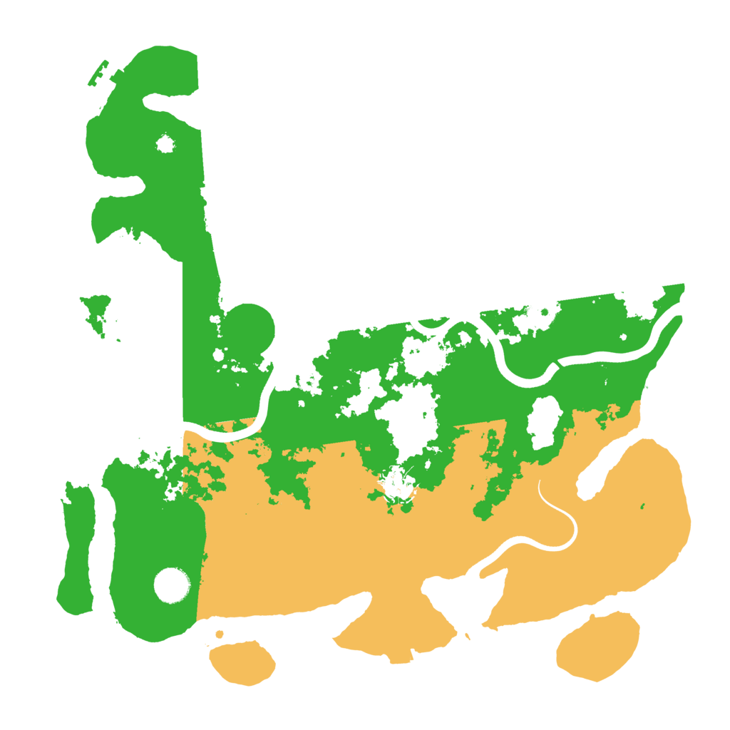 Biome Rust Map: Procedural Map, Size: 3650, Seed: 75051