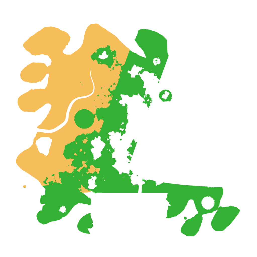 Biome Rust Map: Procedural Map, Size: 3500, Seed: 1951729580