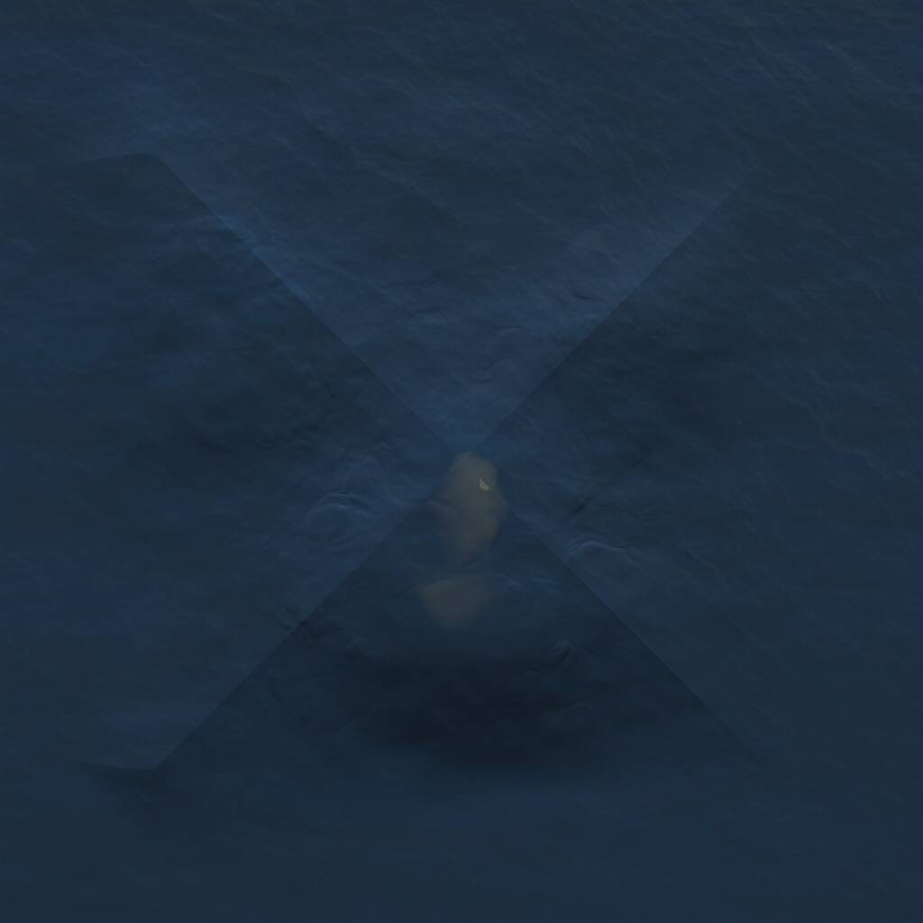 Rust Map: Procedural Map, Size: 1000, Seed: 55136385, 1 Monuments