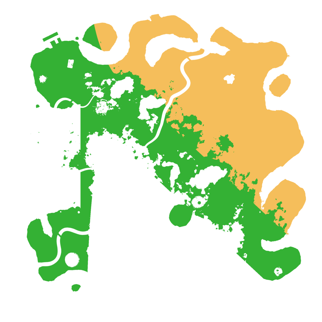 Biome Rust Map: Procedural Map, Size: 4000, Seed: 242565628