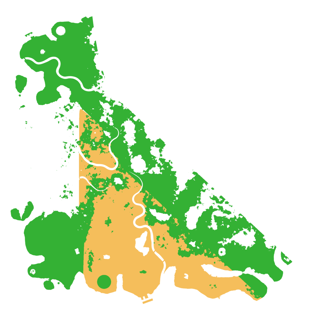 Biome Rust Map: Procedural Map, Size: 6000, Seed: 234575965