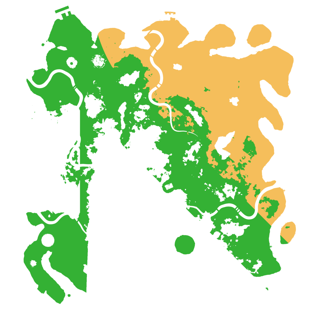 Biome Rust Map: Procedural Map, Size: 4500, Seed: 428247818