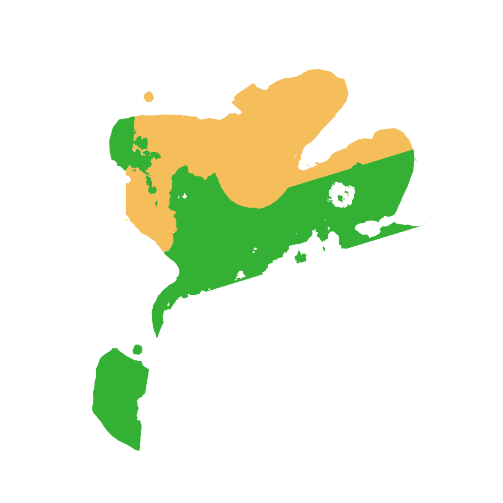 Biome Rust Map: Procedural Map, Size: 2000, Seed: 568431