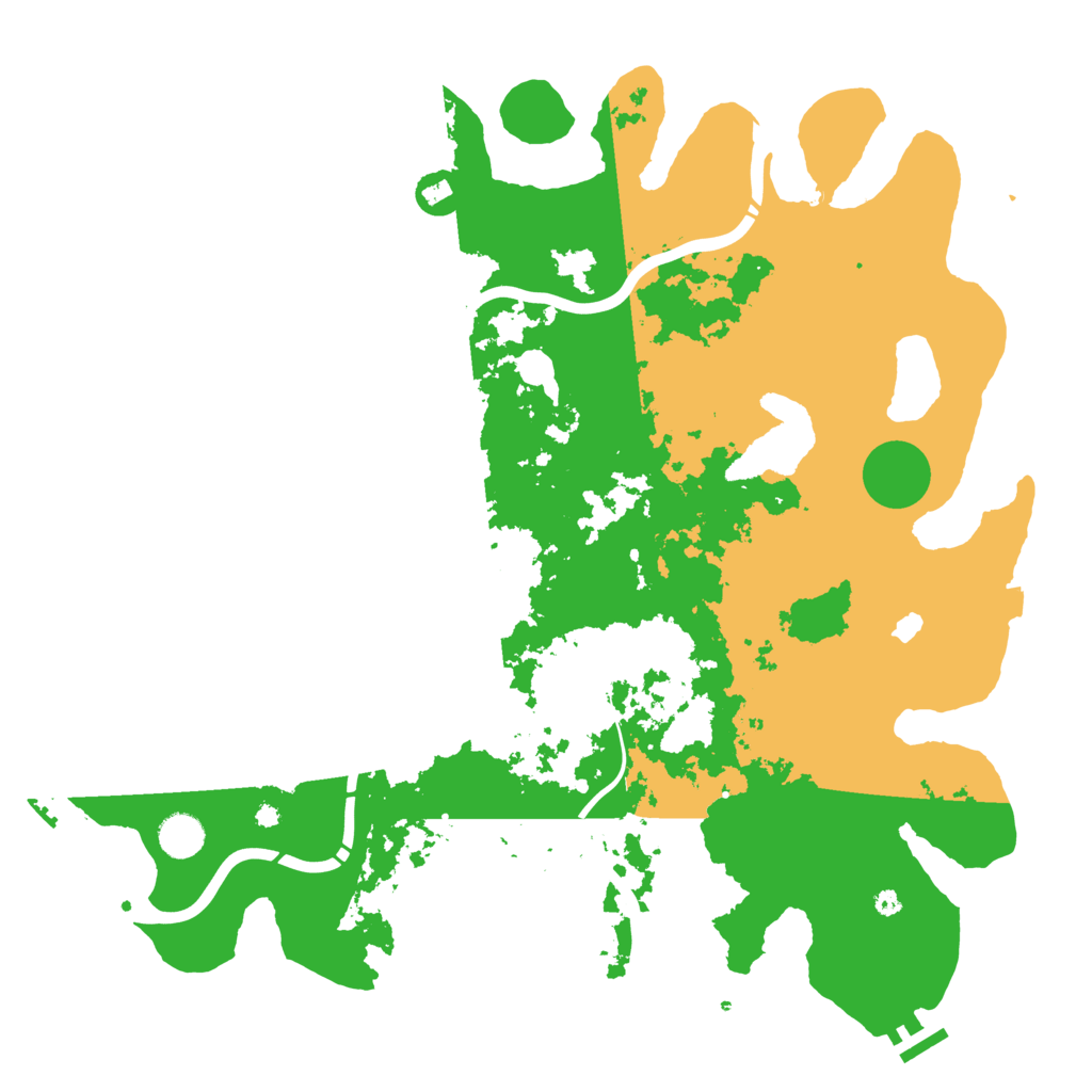 Biome Rust Map: Procedural Map, Size: 4250, Seed: 77696797