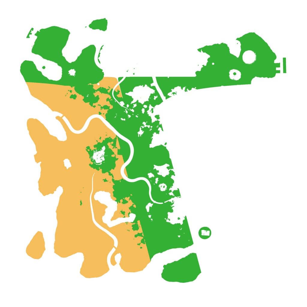 Biome Rust Map: Procedural Map, Size: 4000, Seed: 5501